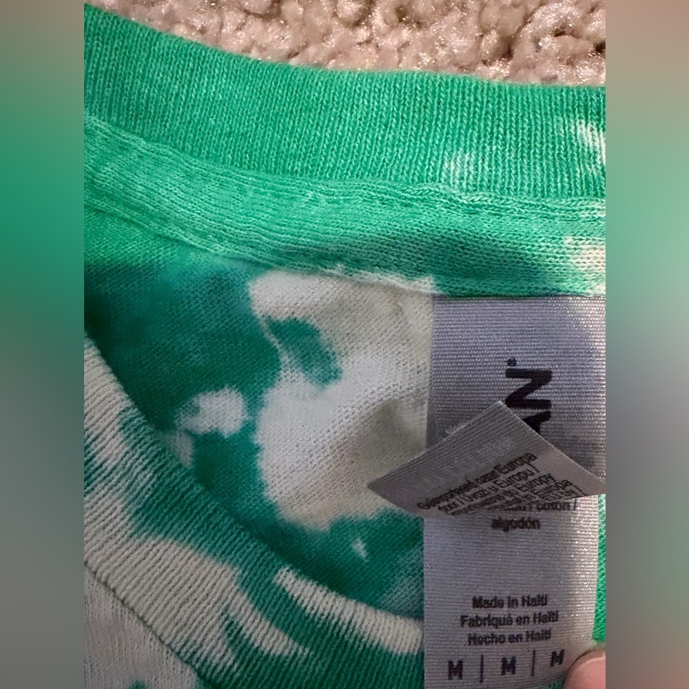 Philadelphia Eagles Tie Dye “No One Likes Us” Bleached Tie Dye Tee Size M - Picture 3 of 4